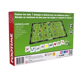 FOOTIME | Jeu de société | Football | Jouer en Famille & soirée Entre Amis | Convivial et Amusant | Fabriqué en Europe
