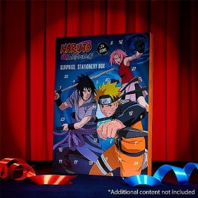 Naruto Calendrier de lAvent 2023 Enfant 24 Surprises Papeterie Jouet Stickers Anime Advent Calendar Officiel