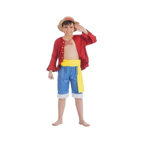 Chaks C4612152, Déguisement Luffy ® de One Piece 152cm, 11-13 ans
