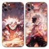 2 Pièces Coque pour Apple iPhone 11 Pro Max 6.5, Animé One Piece Luffy Gear 5 Nika Zoro Sun God avec Protection Caméra Etui