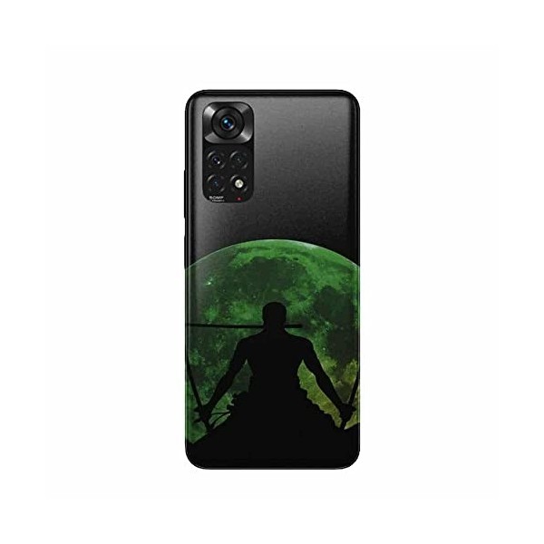 Coque Silicone Compatible Xiaomi Redmi Note 11 One Piece Zoro | Manga | Silicone