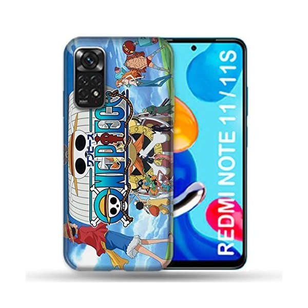 Cokitec Coque pour Xiaomi Redmi Note 11/11S Manga One Piece Sunny