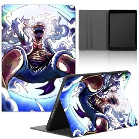 Tablet Coque pour Apple iPad Pro 11 2018/iPad Pro 11 2020/2021 11, Étui avec One Piece Dessin Motifs Luffy Gear 5 Animés av
