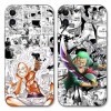 PBNDJVG 2 Pièces Coque pour Apple iPhone 11 6.1, Animé One Piece Luffy Gear 5 Nika Zoro Sun God avec Protection Caméra Etui