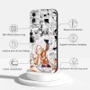 PBNDJVG 2 Pièces Coque pour Apple iPhone 11 6.1, Animé One Piece Luffy Gear 5 Nika Zoro Sun God avec Protection Caméra Etui