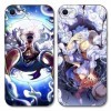 2 Pièces Coque pour iPhone 7/iPhone 8/iPhoneSE 2022/2020 4.7, Animé One Piece Luffy Gear 5 Nika Zoro Sun God avec Protectio