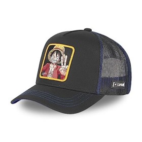 Casquette Homme & Femme One Piece, Casquette Trucker Luffy, Original Manga, Noir, Bleu, Rouge, Taille TU