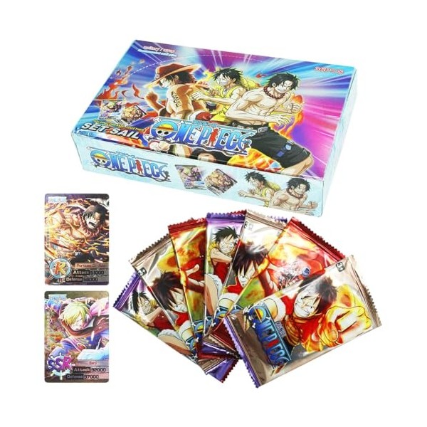 CBOSNF 180pcs Carte à Collection One Piece Game Carte Entertainment Cards Game One Piece Anime Cards Athletic Cards Animation