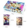 CBOSNF 180pcs Carte à Collection One Piece Game Carte Entertainment Cards Game One Piece Anime Cards Athletic Cards Animation