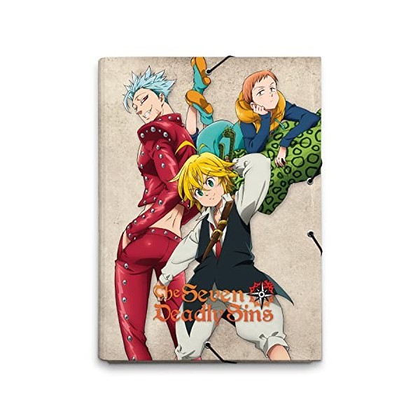 Grupo Erik - Chemise Cartonnée A4 Naruto Shippuden | Chemise à Rabats Rigide | Pochette Cartonnée 24 x 34 cm | Fournitures Sc