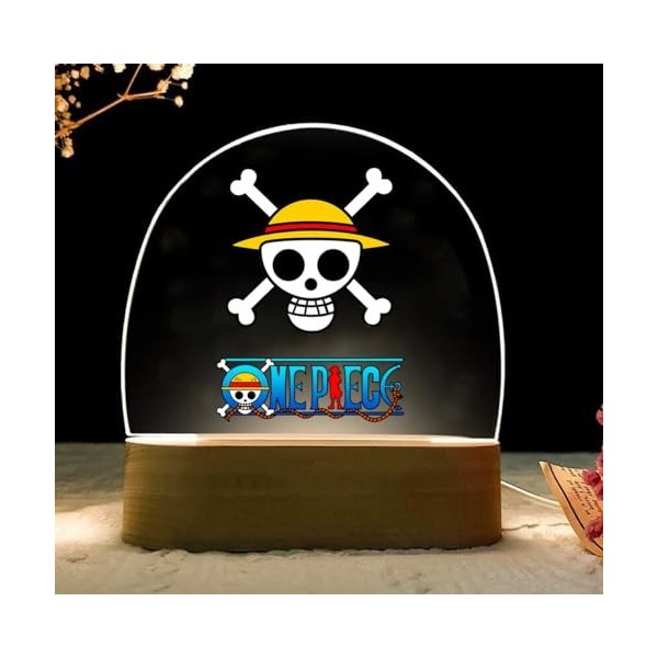 One Piece Gadget Lampe manga merchandising pour enfants et adultes pour tables de chevet Cadeaux nouvelle édition personnalis