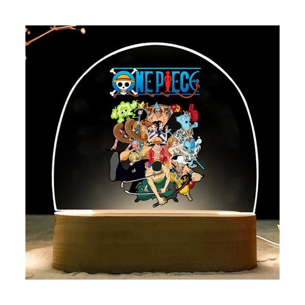 One Piece Gadget Lampe manga merchandising pour enfants et adultes pour tables de chevet Cadeaux nouvelle édition personnalis