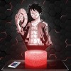 Lampe Manga Roronoa Zoro deco chambre garçon Lampe 3D Manga Roronoa Zoro objet Manga Dessins animé idée cadeau décoration lum