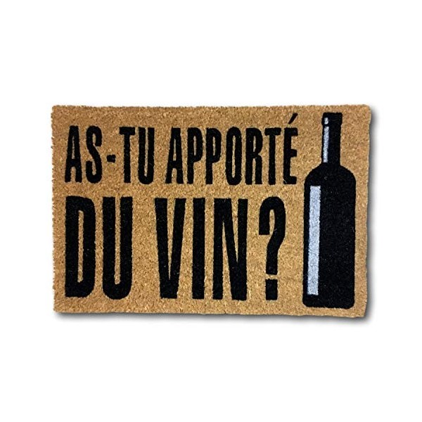 KOKO DOORMATS Paillasson extérieur | Tapis Entree Exterieur, Fibre de Coco avec Base antidérapant en PVC | Tapis antiderapant