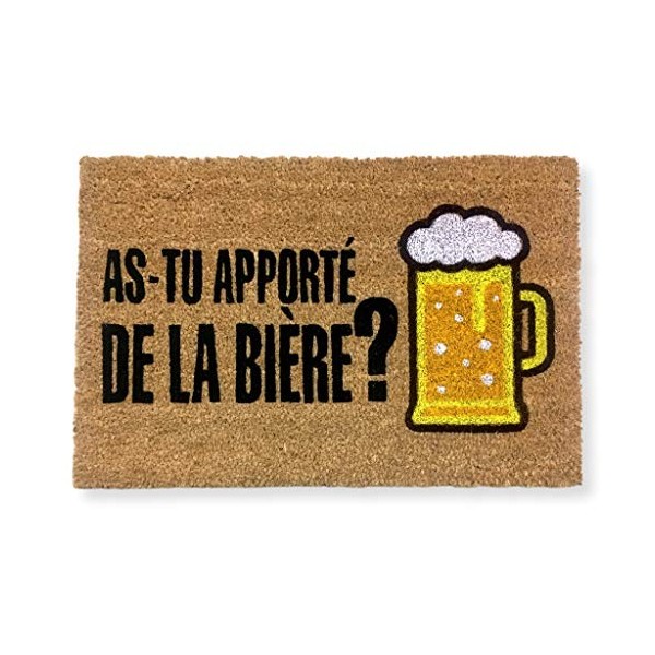 KOKO DOORMATS Paillasson extérieur | Tapis Entree Exterieur, Fibre de Coco avec Base antidérapant en PVC | Tapis antiderapant