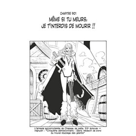 One Piece édition originale - Chapitre 901 : Même si tu meurs, je tinterdis de mourir !! One Piece Chapitres 