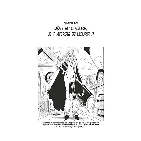 One Piece édition originale - Chapitre 901 : Même si tu meurs, je tinterdis de mourir !! One Piece Chapitres 