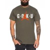 WhyKiki Super Son Goku Evolution T-Shirt pour Homme Dragon Master Son Ball Vegeta Turtle Roshi DB, Farbe2:Schwarz.Größe2:L