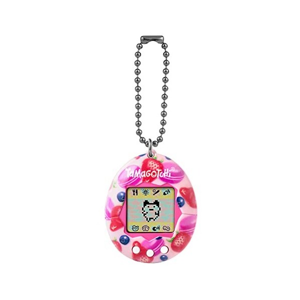 Bandai - Tamagotchi - Tamagotchi Original - Berry Delicious - Animal électronique virtuel avec écran Couleur, 3 Boutons et Je