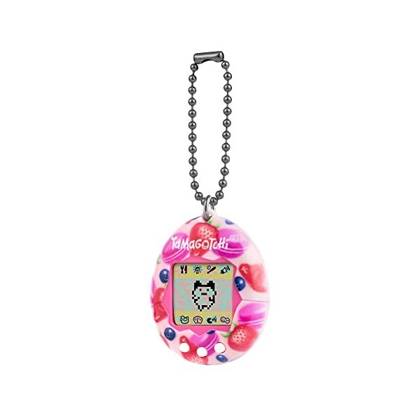 Bandai - Tamagotchi - Tamagotchi Original - Berry Delicious - Animal électronique virtuel avec écran Couleur, 3 Boutons et Je