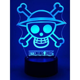 Lampe/veilleuse One Piece authentique Idée cadeau Décoration