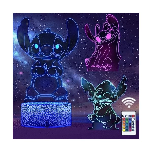 QQAAMZ One Piece Luffy Veilleuse 3d Illusion Led Tactil Maison Enfant De Decoration Chambre Luffy Sanji Zoro Nami Lampe One P