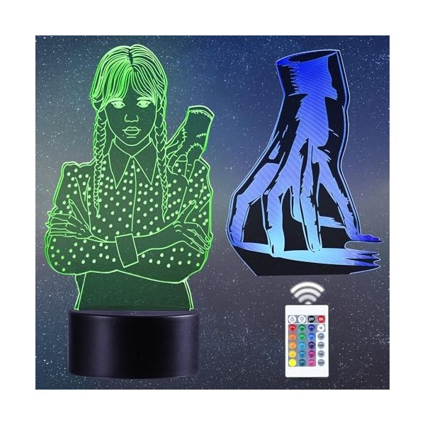 QQAAMZ One Piece Lampe Luffy Veilleuse 3d Illusion Led Tactil Maison Enfant De Decoration Chambre Luffy Sanji Zoro Nami Lampe