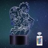 QQAAMZ One Piece Lampe Luffy Veilleuse 3d Illusion Led Tactil Maison Enfant De Decoration Chambre Luffy Sanji Zoro Nami Lampe