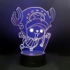 Wolostore Lampe LED Anime Manga Flying Chopper One Piece Changement de couleur USB Veilleuse et décoration