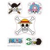 ABYSTYLE - ONE PIECE - Stickers - 16x11cm/ 2 planches - Skulls Equipage Luffy X5