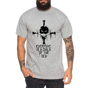 Sea Zoro One Manga T-Shirt Luffy pour Homme Anime Piece, Farbe2:Noir, Größe2:Medium