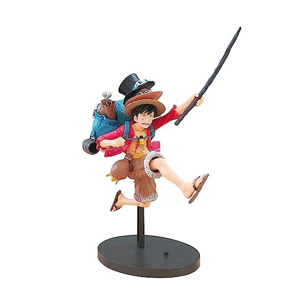FISAPBXC One Piece Luffy Figurine,One Piece Figure Modèle,Animé Personnage Modèle,Figurine en PVC Action Statue Jouet de Coll