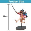 FISAPBXC One Piece Luffy Figurine,One Piece Figure Modèle,Animé Personnage Modèle,Figurine en PVC Action Statue Jouet de Coll