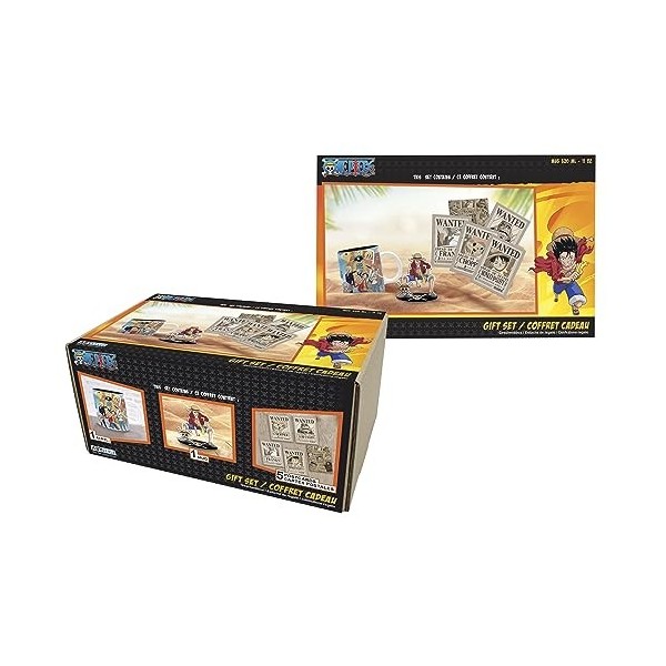 ABYSTYLE - ONE PIECE Coffret cadeau Luffy Mug + Acryl® + Cartes postales