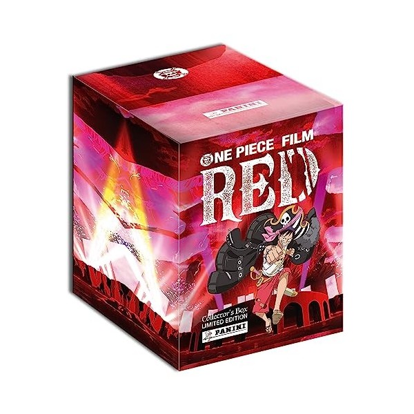 Panini One Piece Red Trading Cards Boîte de 20 Cartes + Livret, 004666MCOUFC