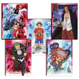 Panini One Piece Red Trading Cards Boîte de 20 Cartes + Livret, 004666MCOUFC