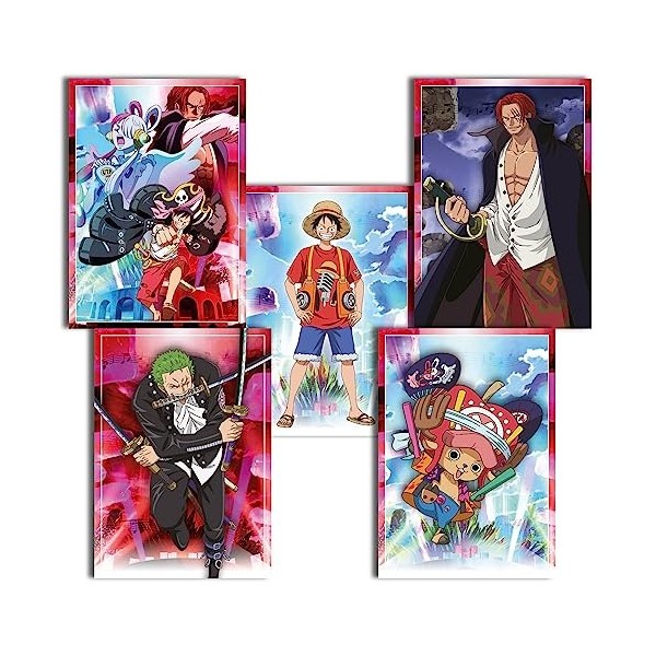 Panini One Piece Red Trading Cards Boîte de 20 Cartes + Livret, 004666MCOUFC