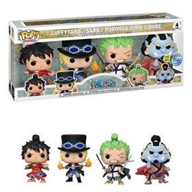 Funko Pop! Animation : One Piece 4 Pack GW Exc , Figurine daction en Vinyle à Collectionner - 69107