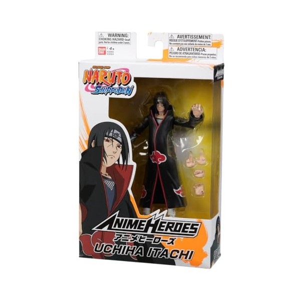 Bandai - Anime Heroes Beyond - Naruto Shippuden - Figurine 17 cm - Uzumaki - Transformation Kyubi - 37711 Multicolore