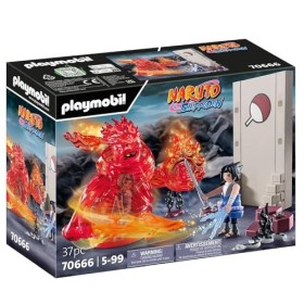 Playmobil 70666 Sasuke vs. Itachi - Naruto - Héros Issu de la série danime - pour reconstituer des scènes légendaires ou Inv
