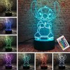 LOUHH Lampe Naruto, Veilleuse Naruto- Lampe Naruto LED Smart Remote Control Naruto Lampe 16 Couleurs NoëL Naruto Cadeau Chamb