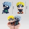 Naruto Figure 2Pièces Jouets Anime Action Figurine Modèle de Figurine Anime Figure Modèle Table Bureau Décoration Anniversair