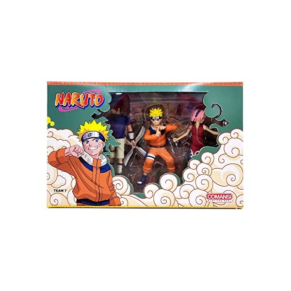 Naruto Comansi Set Collection 3 Figurines, Sasuke et Sakura
