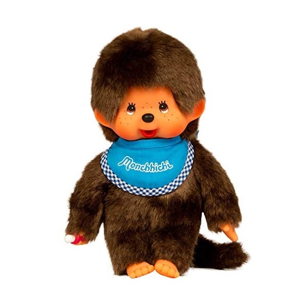 Bandai - Monchhichi - Peluche Monchhichi Naruto Shippuden - Peluche toute douce 20 cm pour enfants et adultes - SE241088