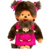 Bandai - Monchhichi - Peluche Monchhichi Naruto Shippuden - Peluche toute douce 20 cm pour enfants et adultes - SE241088