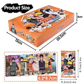 Cartes à Collectionner Jeux Anime, 180 Pièces Naruto Card Pack, Cartes Naruto, Carte à Collectionner Booster Box Anime Game, 