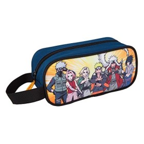 Trousse Gamer Case Naruto avec poignée latérale - 1 grand compartiment - intérieur doublé - tirette ergonomique - 7 × 20 × 9&nbsp;