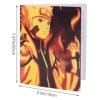 LGQHCE Naruto Classeur Carte Cartes,Livre Rangement Protège Carte,Album de Cartes Collectionner Cadeau,Display Album Porte Ca