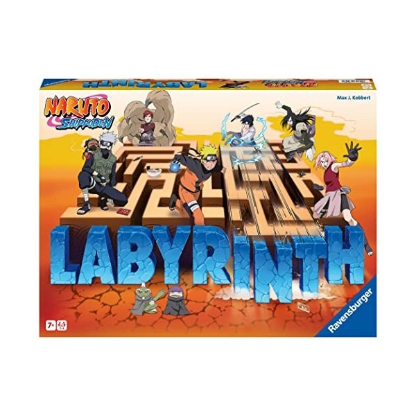 Ravensburger - Le Grand Classique des Jeux de société - Labyrinthe Naruto - Jeu de Plateau - Enfant et Famille - De 2 à 4 Jou
