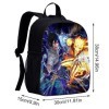 LGQHCE Naruto Sacs à Dos, Enfant Sacs à Dos, Naruto Voyage Sac Dos Imprimé 3D Étudiant Cartable Livre Sac Mode Anime Sac Dos,